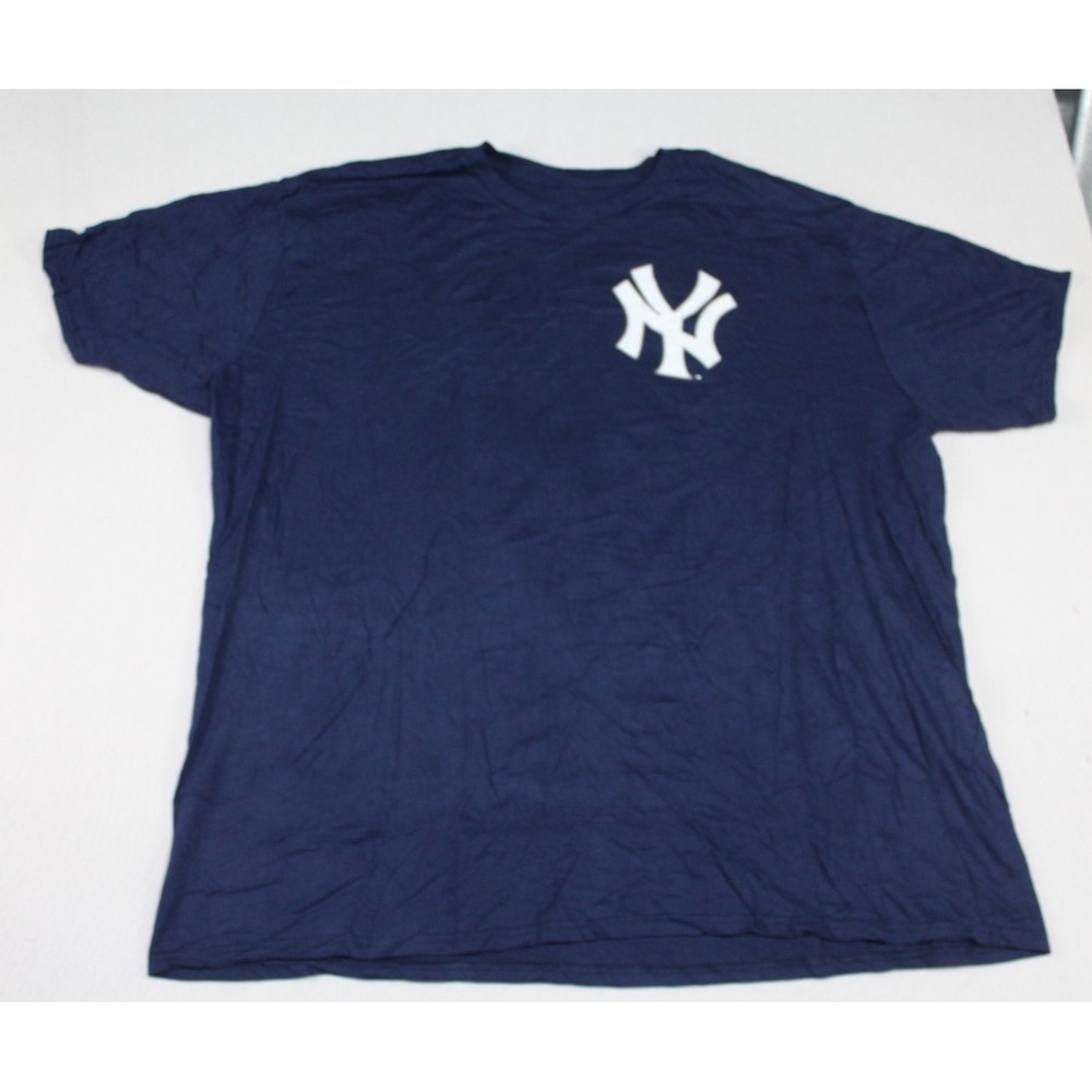 Majestic New York Yankees Shirt Mens 4XL Blue New Aaron Judge 99 MLB Tee